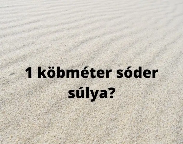 1 köbméter sóder hány mázsa – sóder súlya mázsában