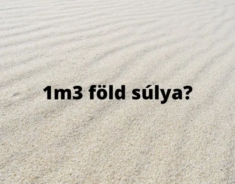 1 köbméter föld súlya – termőföld és agyag tömege